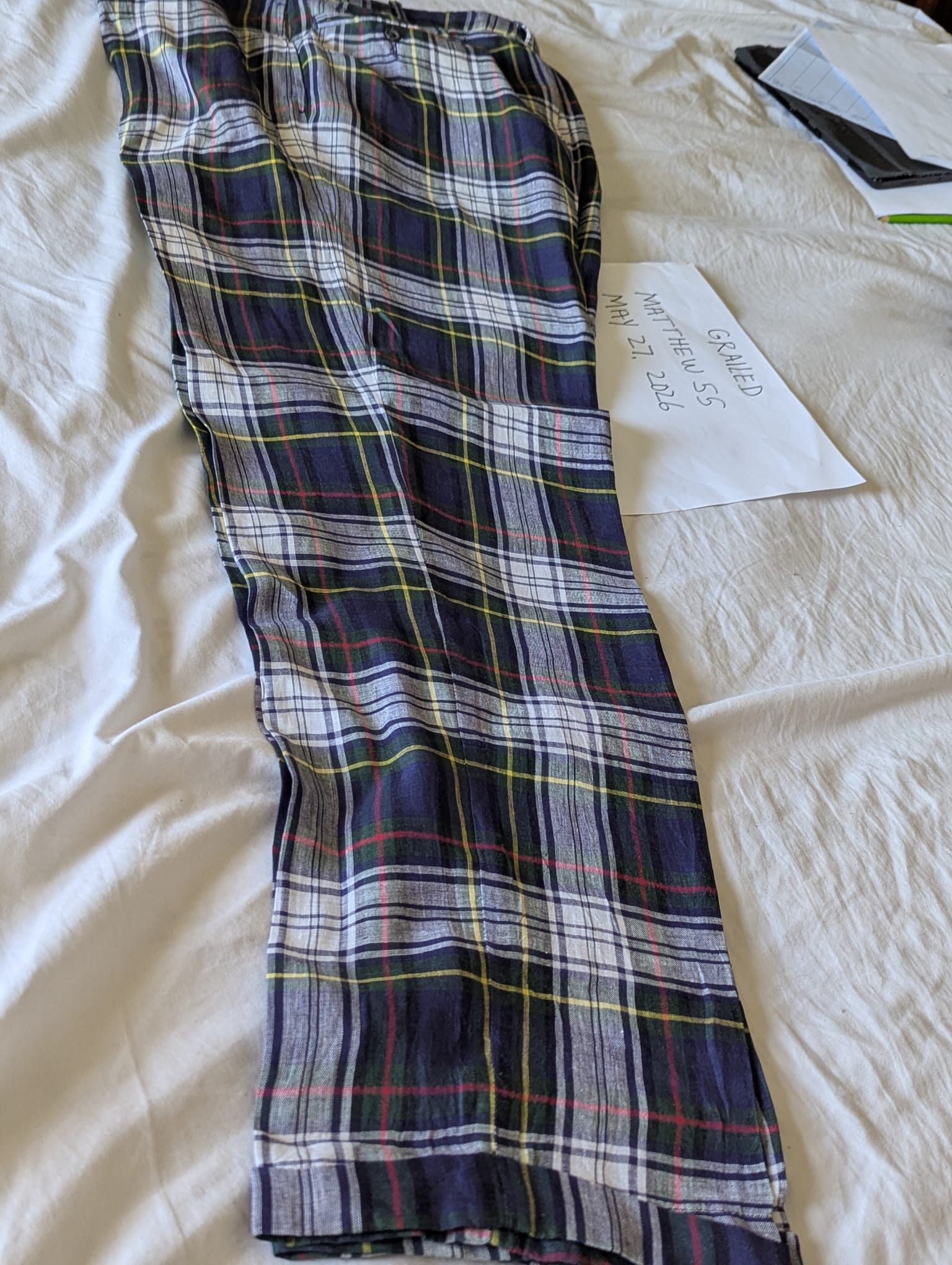Polo Ralph Lauren Vintage Linen Trouser Size US 35 - 2 Thumbnail