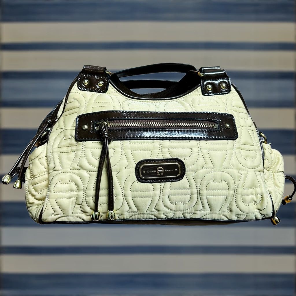 Etienne Aigner Etienne Aigner Women's Crossbody Purse Brown Shoulder Handbag Tote Bag Size ONE SIZE - 1 Thumbnail