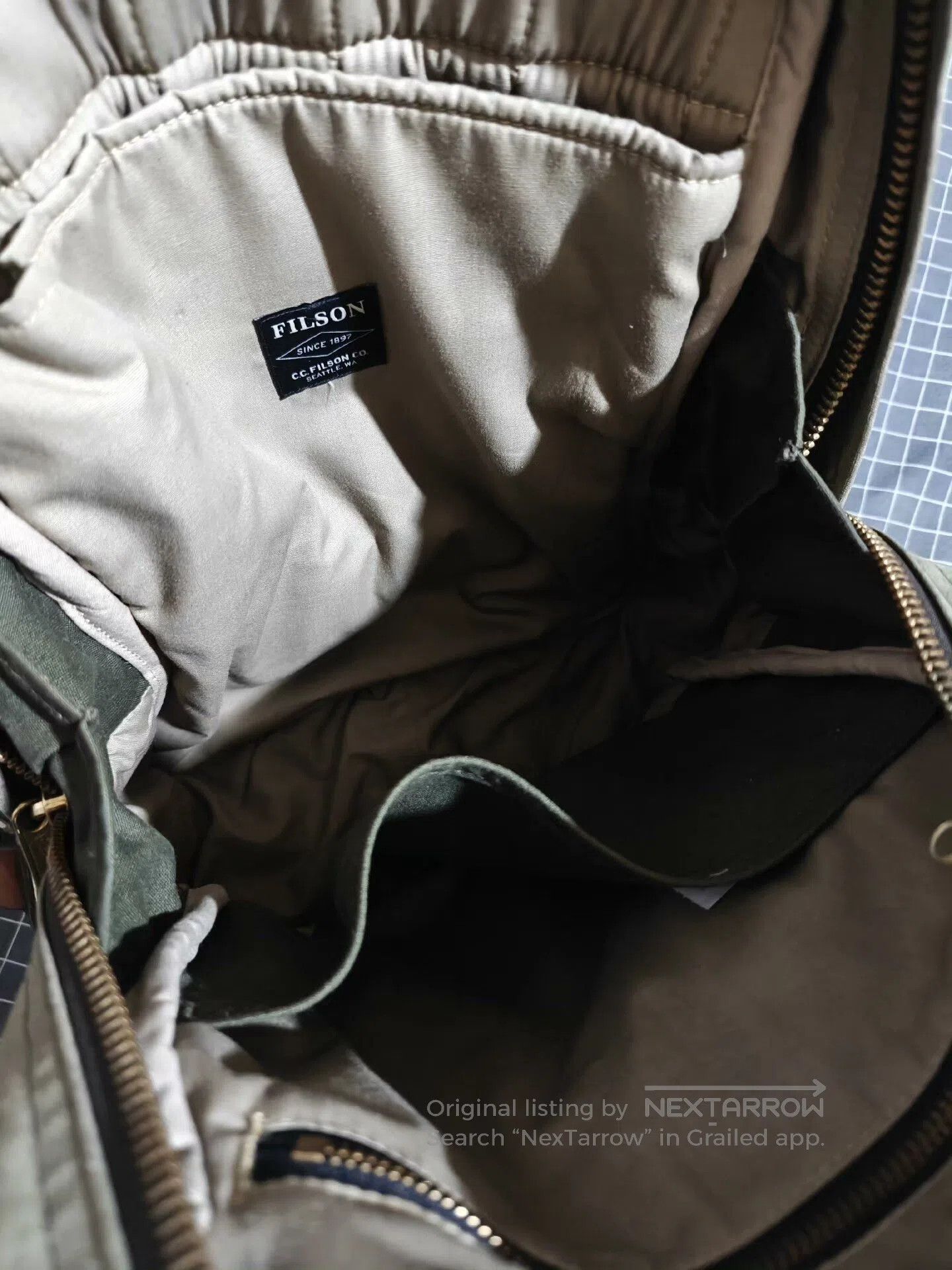 Filson Filson 70307 Waxed Canvas Backpack. Size ONE SIZE - 5 Thumbnail