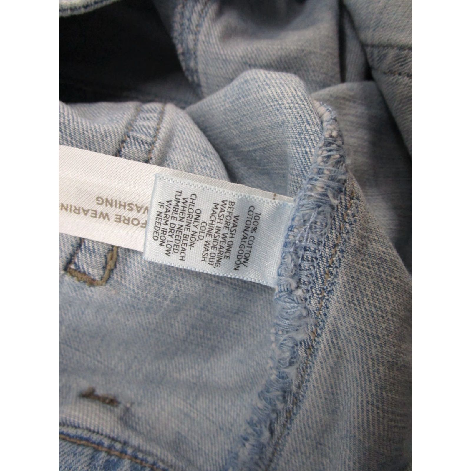 Loft LOFT Denim Mini Skirt Size 8 Blue Pockets Zip Button Short Short Spring Summer Womens Size 30" / US 8 / IT 44 - 4 Thumbnail
