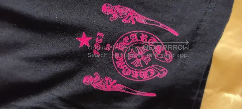 Chrome Hearts CHROME HEARTS Size L Croce Heart Black Pink Foti Skull Prin Size US L / EU 52-54 / 3 - 9 Thumbnail