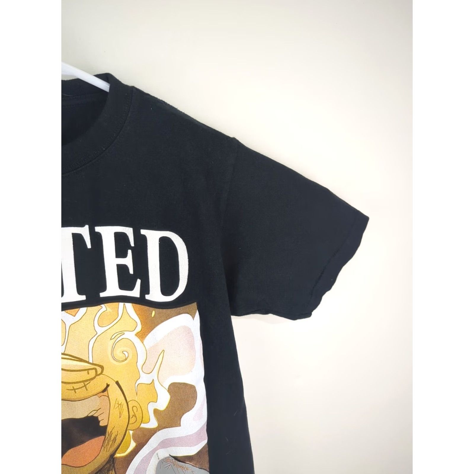 Vintage Vintage One Piece Wanted Monkey D Luffy Shirt Rock Star JG Puff Print Rare Size US S / EU 44-46 / 1 - 7 Thumbnail