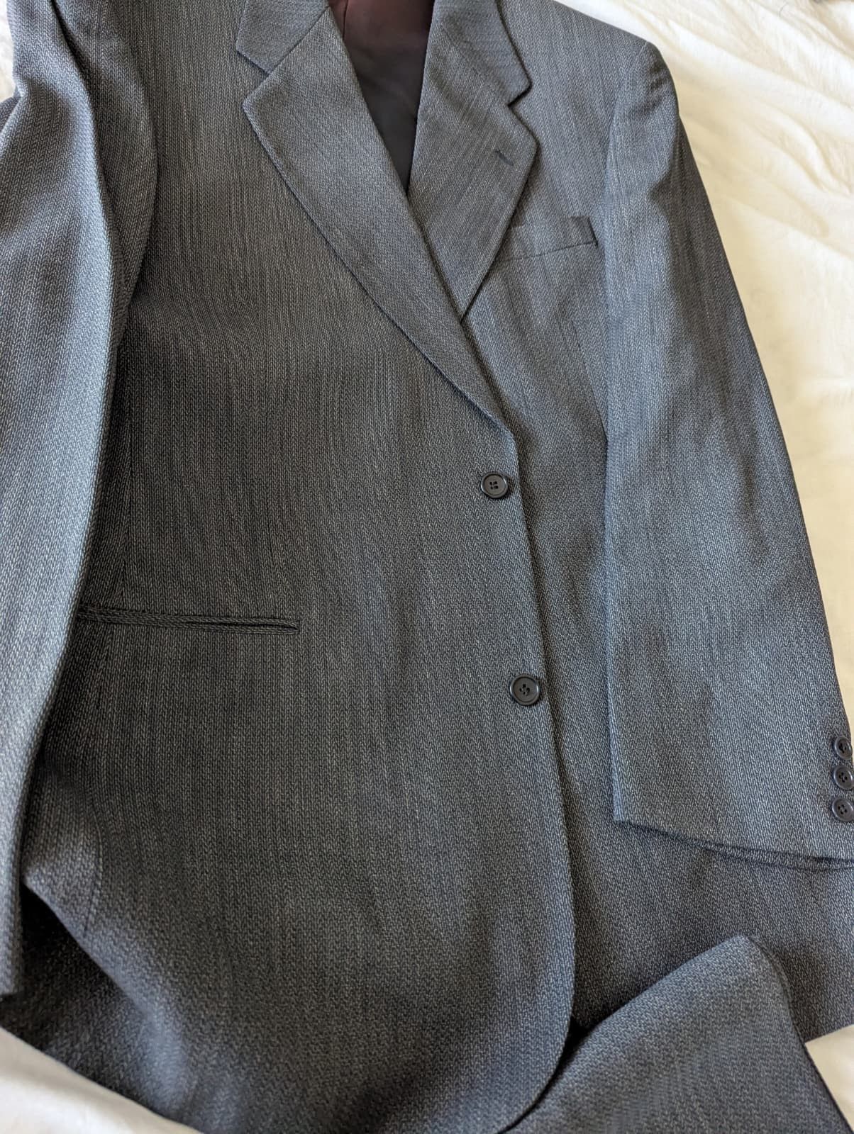 Other Vintage Andrew Fezza Suit Size 44L - 4 Thumbnail