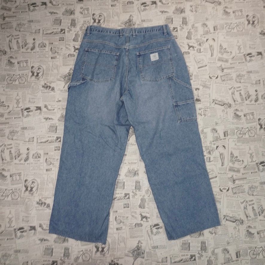 American Eagle Outfitters 33x34 - Vintage Y2K American Eagle 2000s carpenter pants Size US 33 - 1 Thumbnail