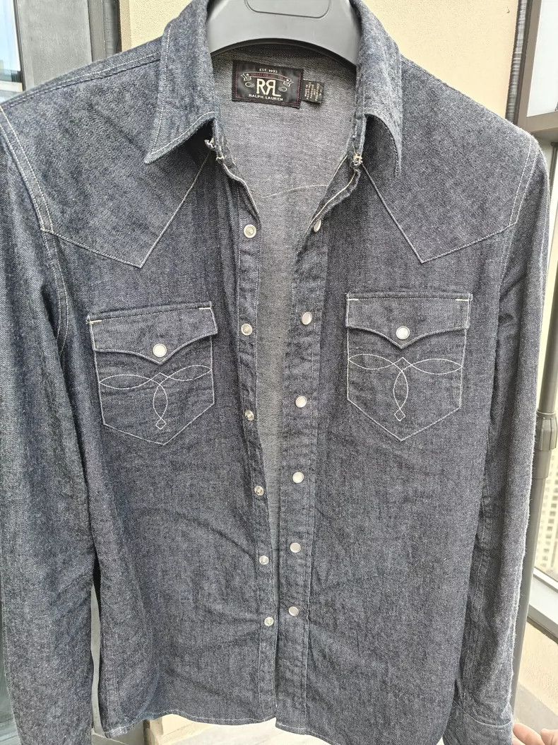 RRL Ralph Lauren RRL Ralph Lauren Denim shirt Size US S / EU 44-46 / 1 - 1 Thumbnail