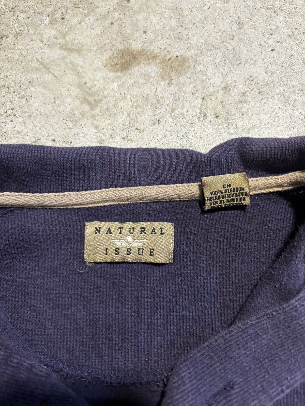 Natural Issue Natural Issue Navy Blue long sleeve Polo vintage Size US S / EU 44-46 / 1 - 3 Thumbnail