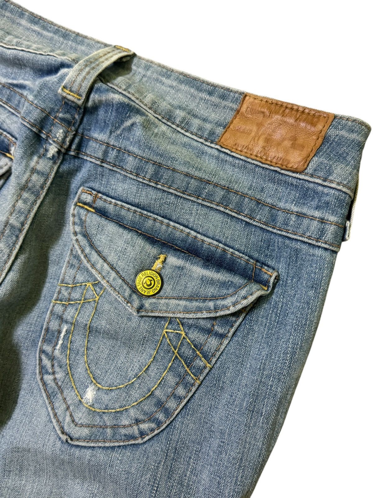 True Religion Mini Flare TRUE RELIGION Boot Cut Denim Size US 32 / EU 48 - 16 Thumbnail