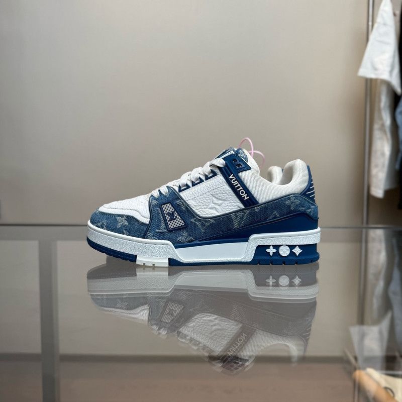 Louis Vuitton Louis Vuitton Trainer Low-Top Casual Sneakers Size US 10 / EU 43 - 4 Thumbnail