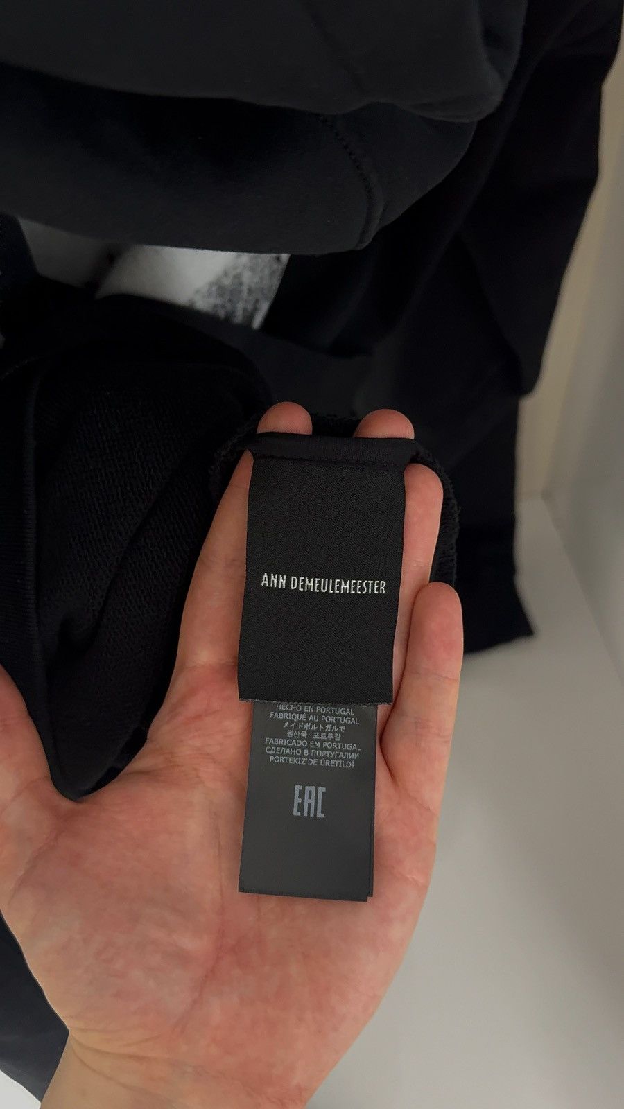 Ann Demeulemeester ✅ ANN Demeulemeester Black Hoodie Size US L / EU 52-54 / 3 - 6 Thumbnail
