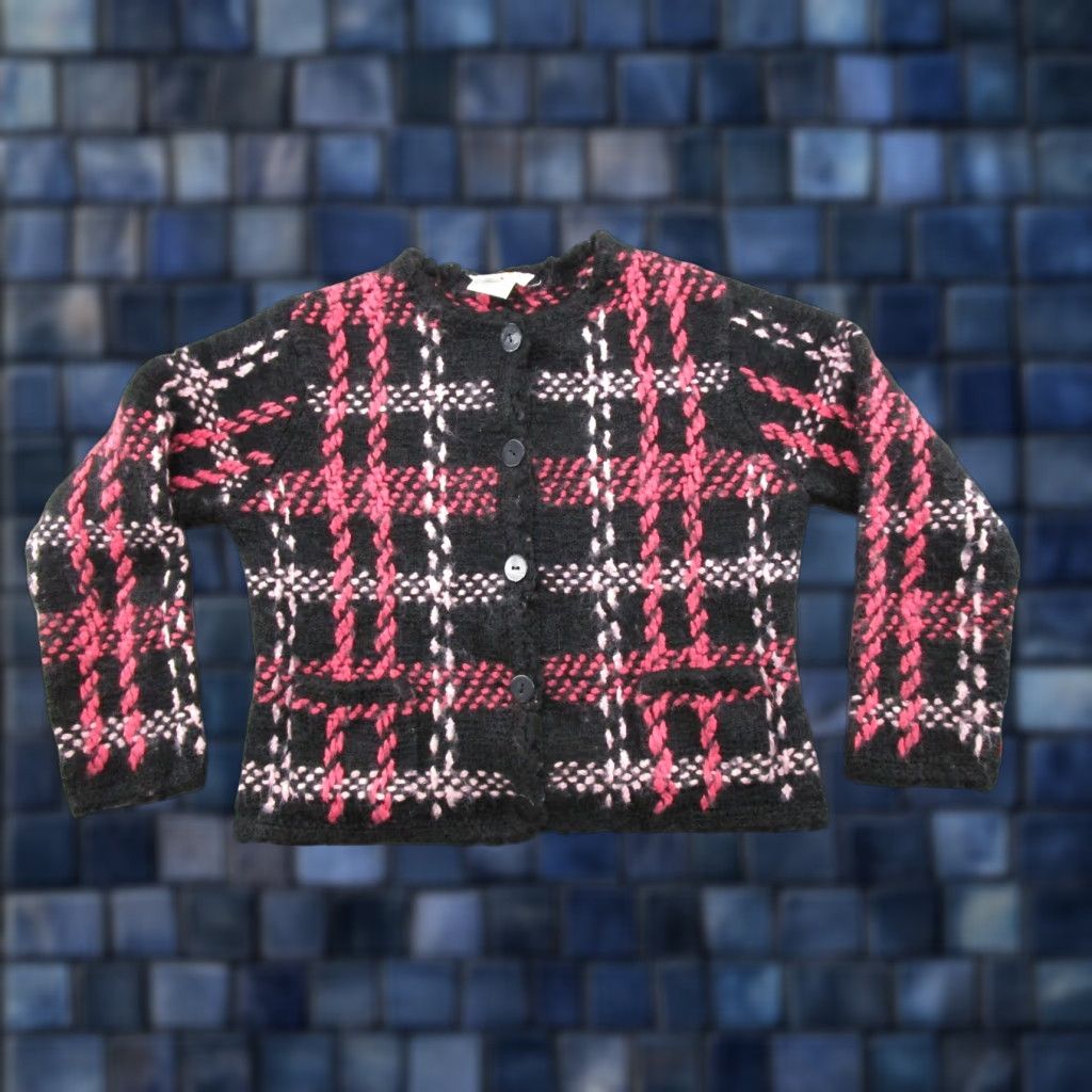 Talbots Talbots Cardigan Sweater Womens Wool Blend Button Front L Multicolor Knit Fall Winter Spring Work Casual 90s? Not applicable Size L / US 10 / IT 46 - 1 Thumbnail