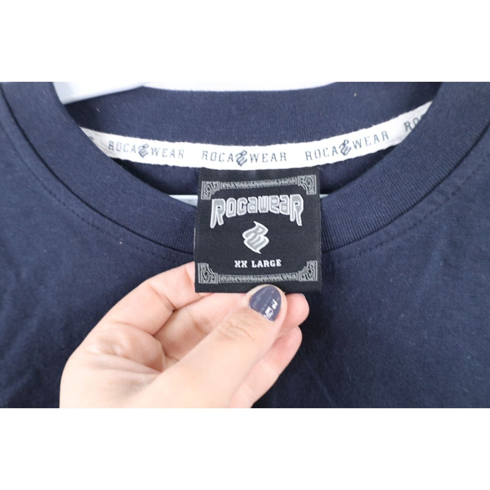 Rocawear × Vintage NOS Vintage Rocawear Spell Out Baggy Fit T-Shirt Size US XXL / EU 58 / 5 - 6 Thumbnail