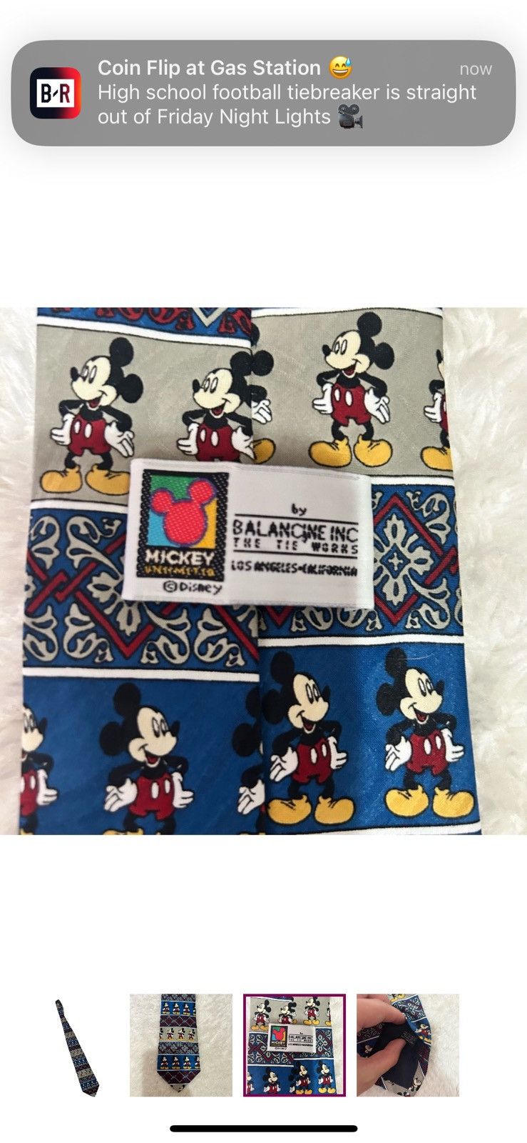 Disney Disney Mickey unlimited men’s necktie Size ONE SIZE - 3 Thumbnail