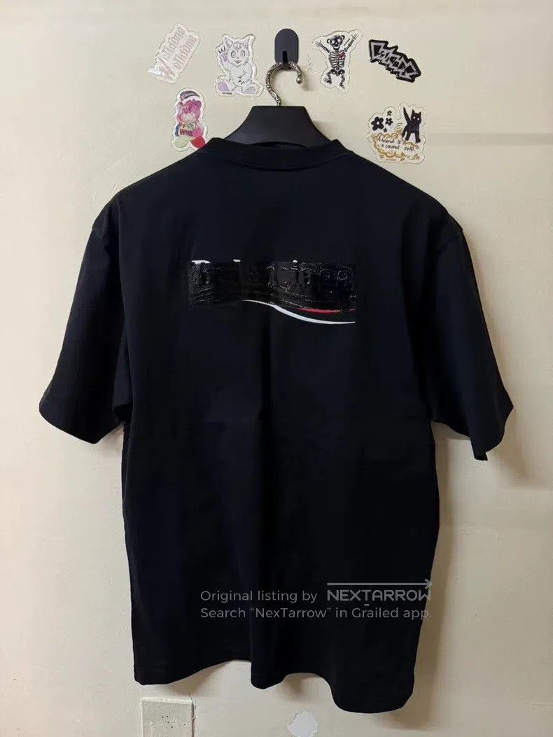 Balenciaga Balenciaga Coke Tape Logo Short Sleeve Size US S / EU 44-46 / 1 - 2 Thumbnail