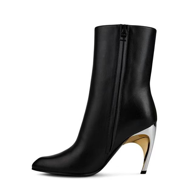 Alexander McQueen o1g2r1mq0824 Armadillo Ankle Boots in Multicolor Size US 7 / IT 37 - 2 Thumbnail