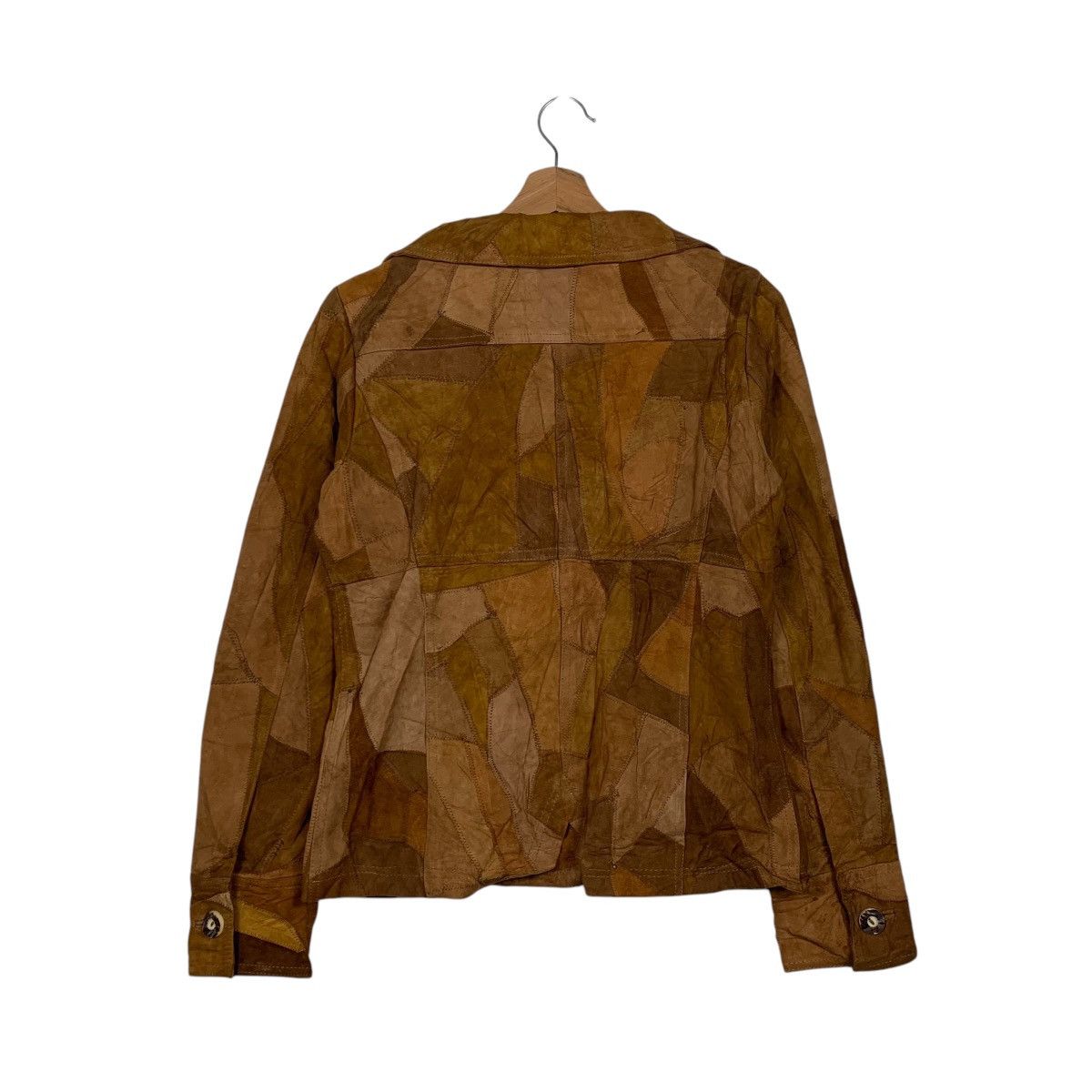 Japanese Brand Another Important Culture Geometric Design Leather Jacket Size M / US 6-8 / IT 42-44 - 7 Thumbnail