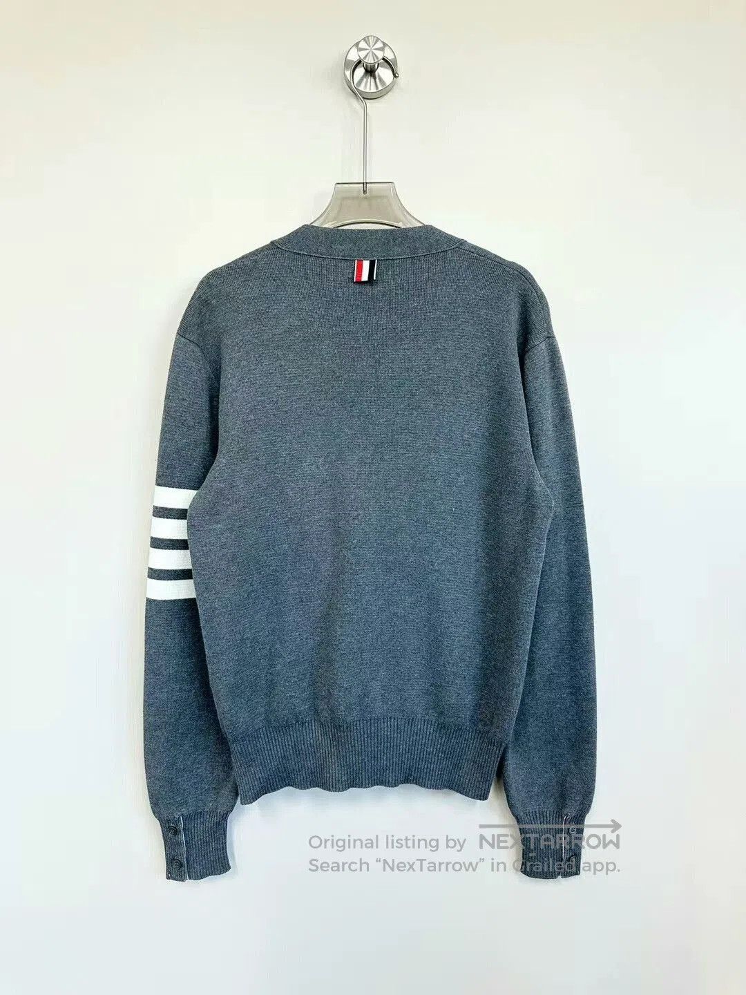 Thom Browne thom browne gray classic knit cardigan. Size US XXS / EU 40 - 3 Thumbnail