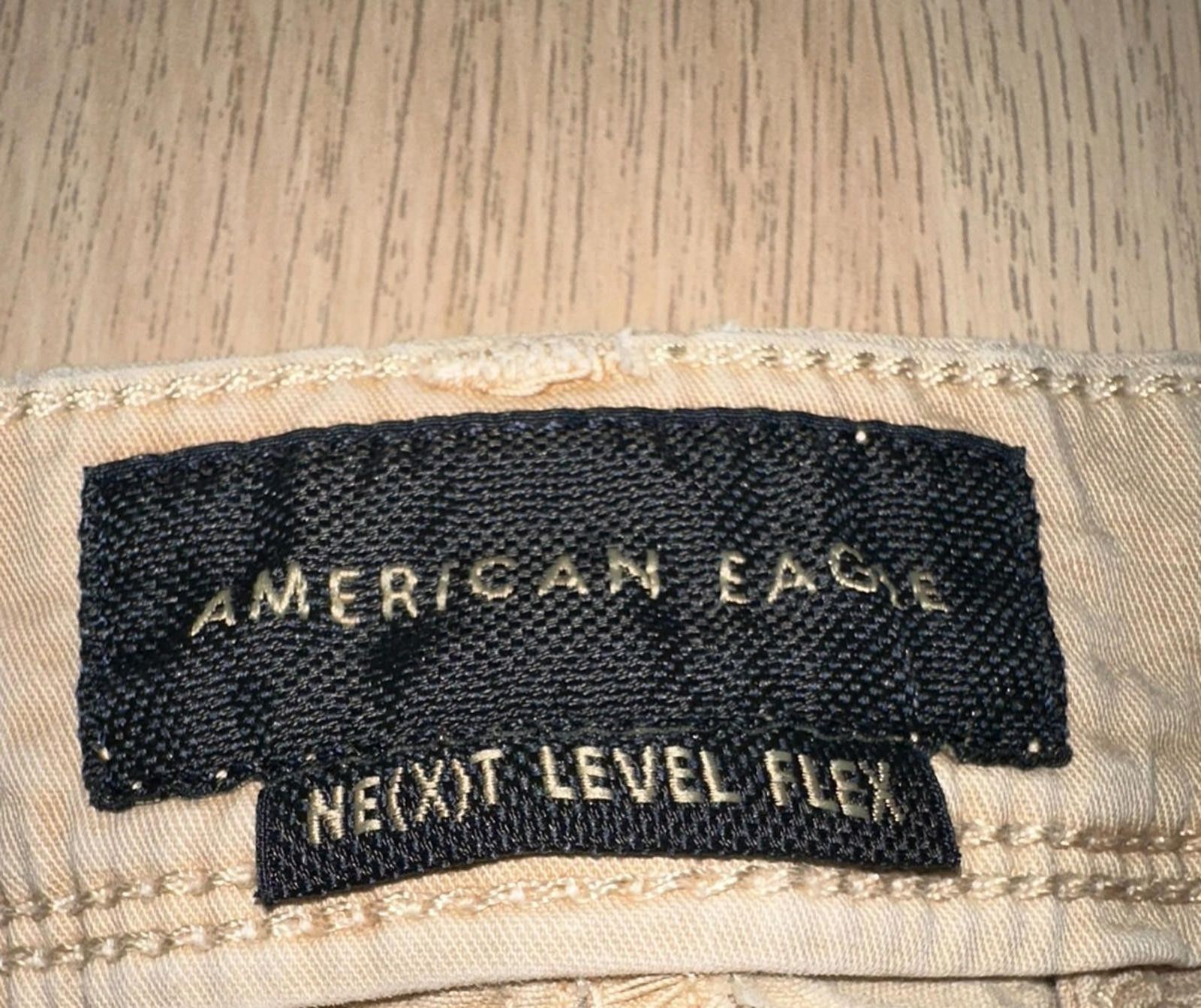 American Eagle Outfitters American Eagle 32x32 Khaki Stretch Pants Cotton Blend Size US M / EU 48-50 / 2 - 3 Thumbnail