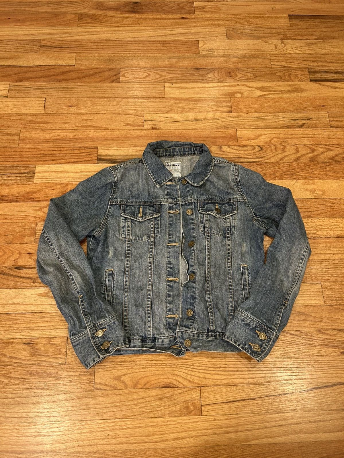 Old Navy Y2K blue women’s Jean blue denim jacket Size xs Size XS / US 0-2 / IT 36-38 - 1 Thumbnail