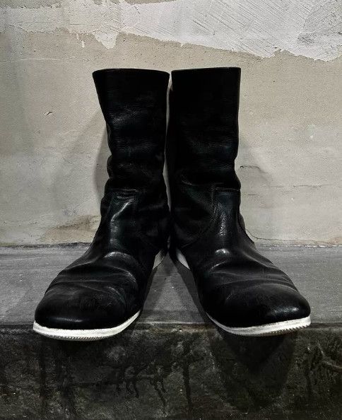 Number (N)ine Number (N)ine 2002SS “Modern Age” Leather Boots Size US 8 / EU 41 - 6 Thumbnail