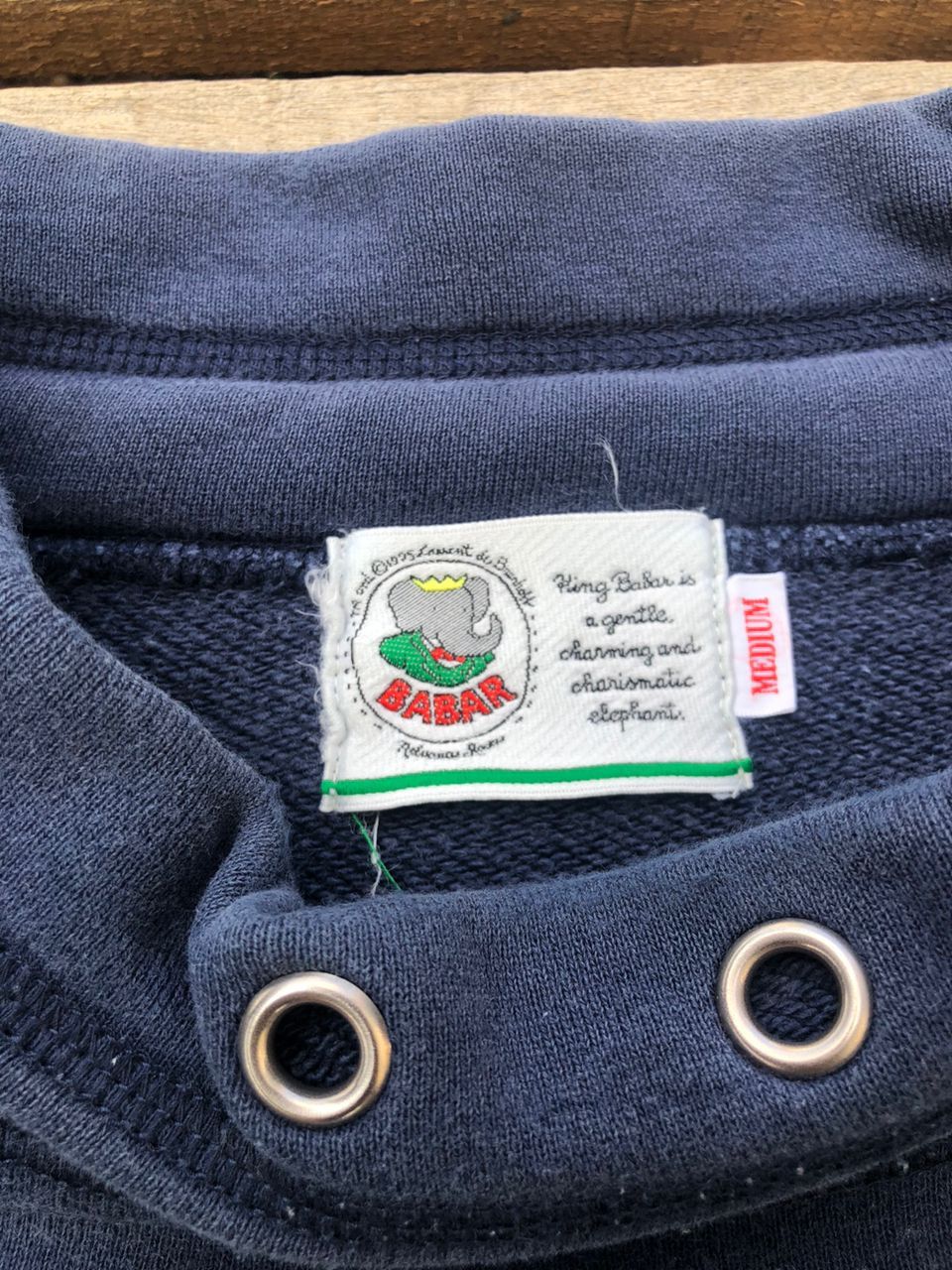 Cartoon Network Vintage 90s "Babar the Elephant" Sweatshirt Cartoon Network Size US L / EU 52-54 / 3 - 3 Thumbnail