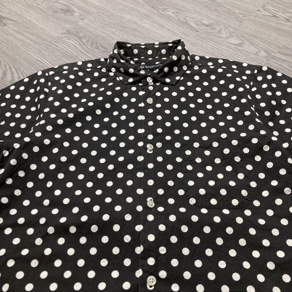 Issey Miyake 🇯🇵 2000s Beauty&Youth Poldakot Motif Button Up Shirt Designer Size US M / EU 48-50 / 2 - 4 Thumbnail