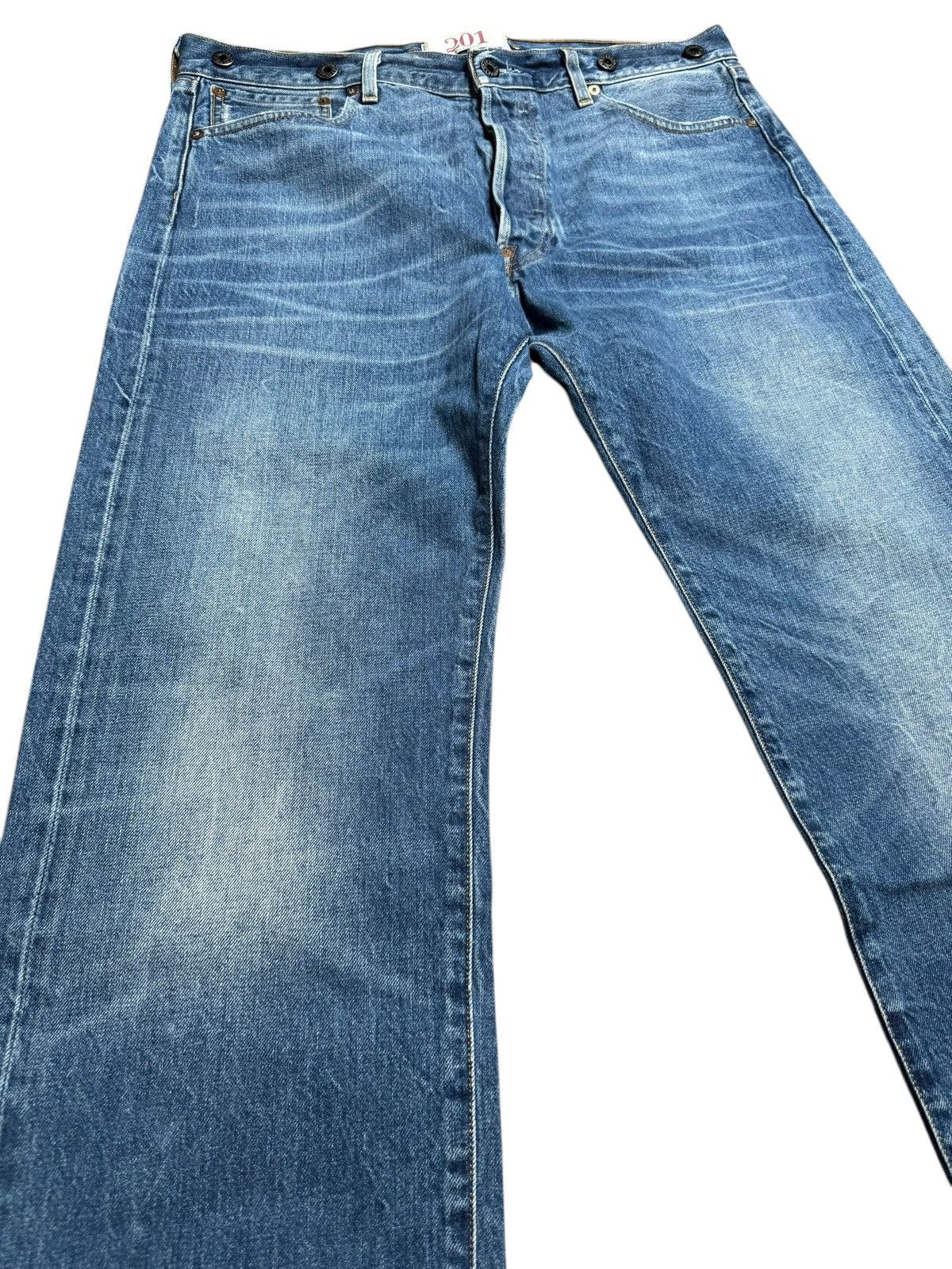 Levi's Authentic Levi’s 201 classic straight jeans 34x32 Size US 34 / EU 50 - 8 Thumbnail