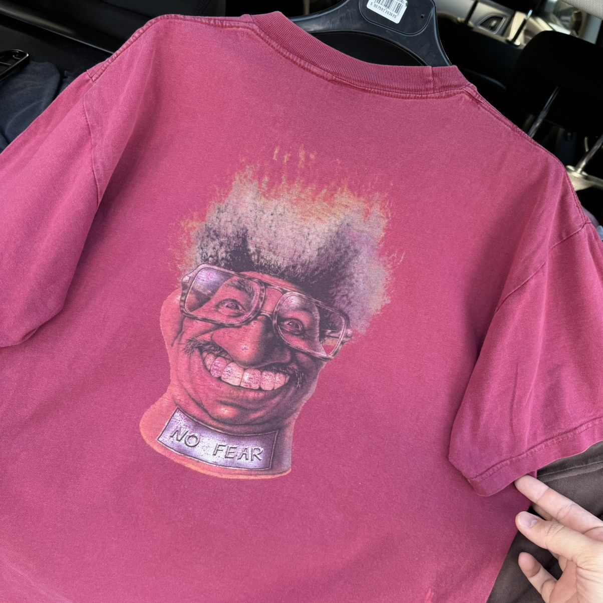 No Fear Vintage No Fear Red Washed Tee Made in USA Y2K jnco swag 90s Size US M / EU 48-50 / 2 - 15 Thumbnail