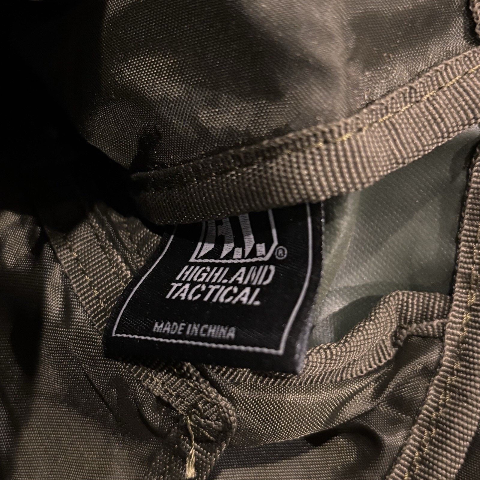 Highland Highland Tactical Drawstring Back Pack MOLLE Webbing Green Size ONE SIZE - 5 Thumbnail