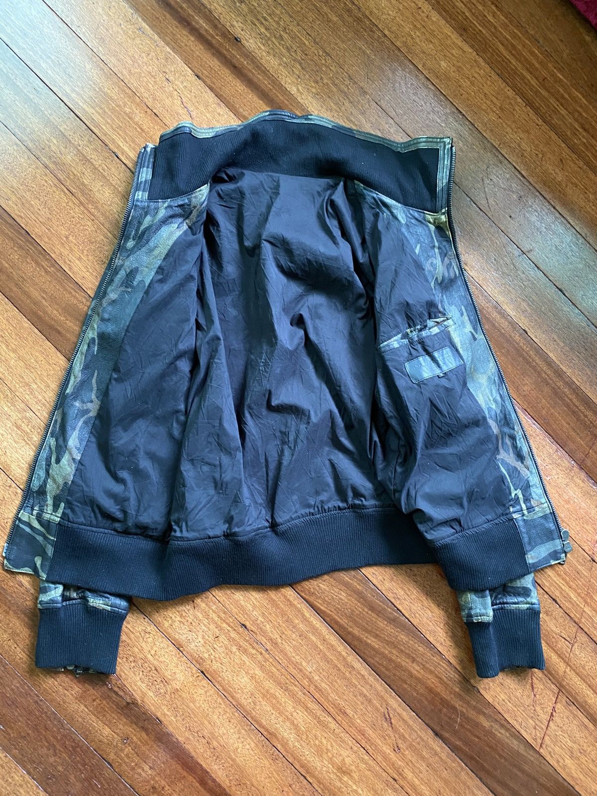 Isamu Katayama Backlash Isamu Katayama- Camou Bomber Biker Leather Jacket Size US S / EU 44-46 / 1 - 9 Thumbnail