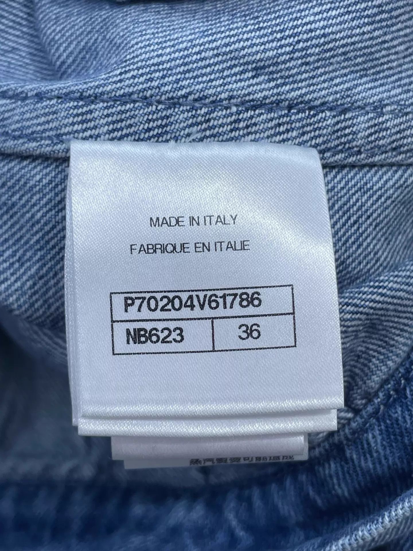 Chanel Chanel Embossed Camellia Logo Denim Jkt 36 98 New Size XS / US 0-2 / IT 36-38 - 5 Thumbnail
