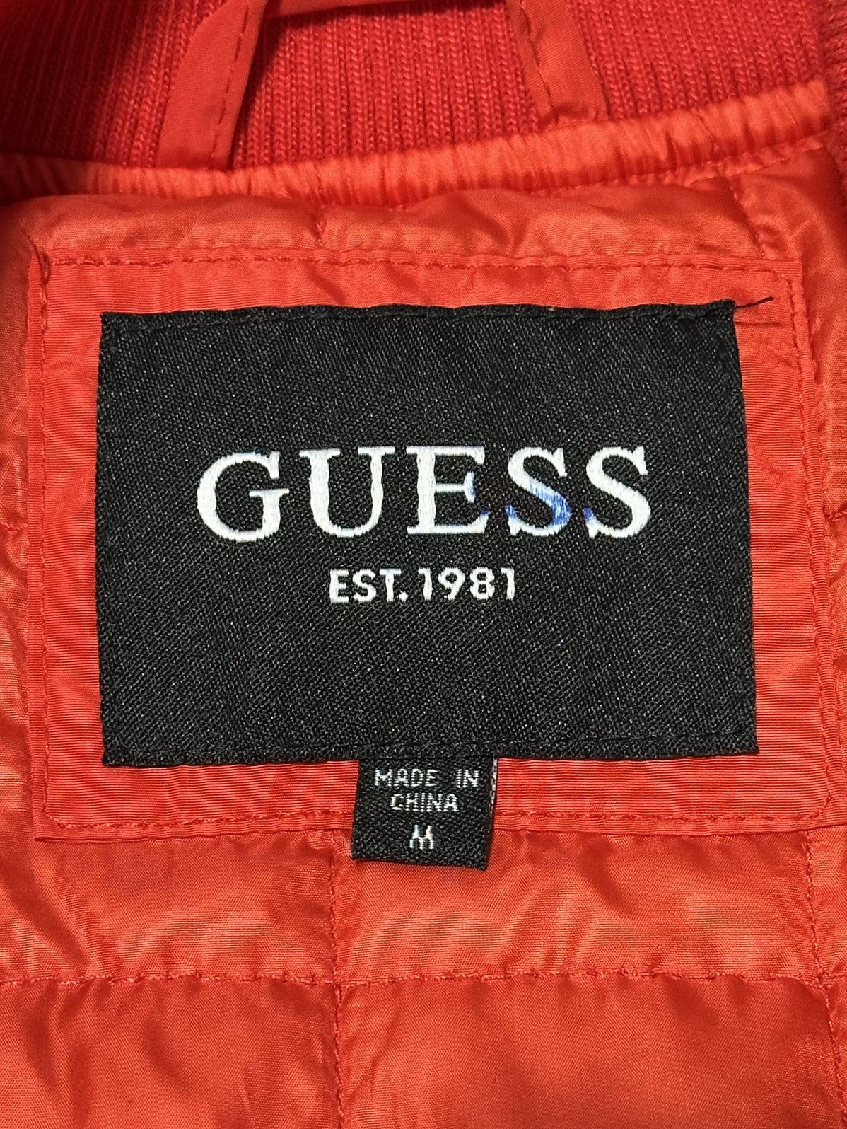 Guess Guess Reflective Logo Flight jacket Size US L / EU 52-54 / 3 - 11 Thumbnail