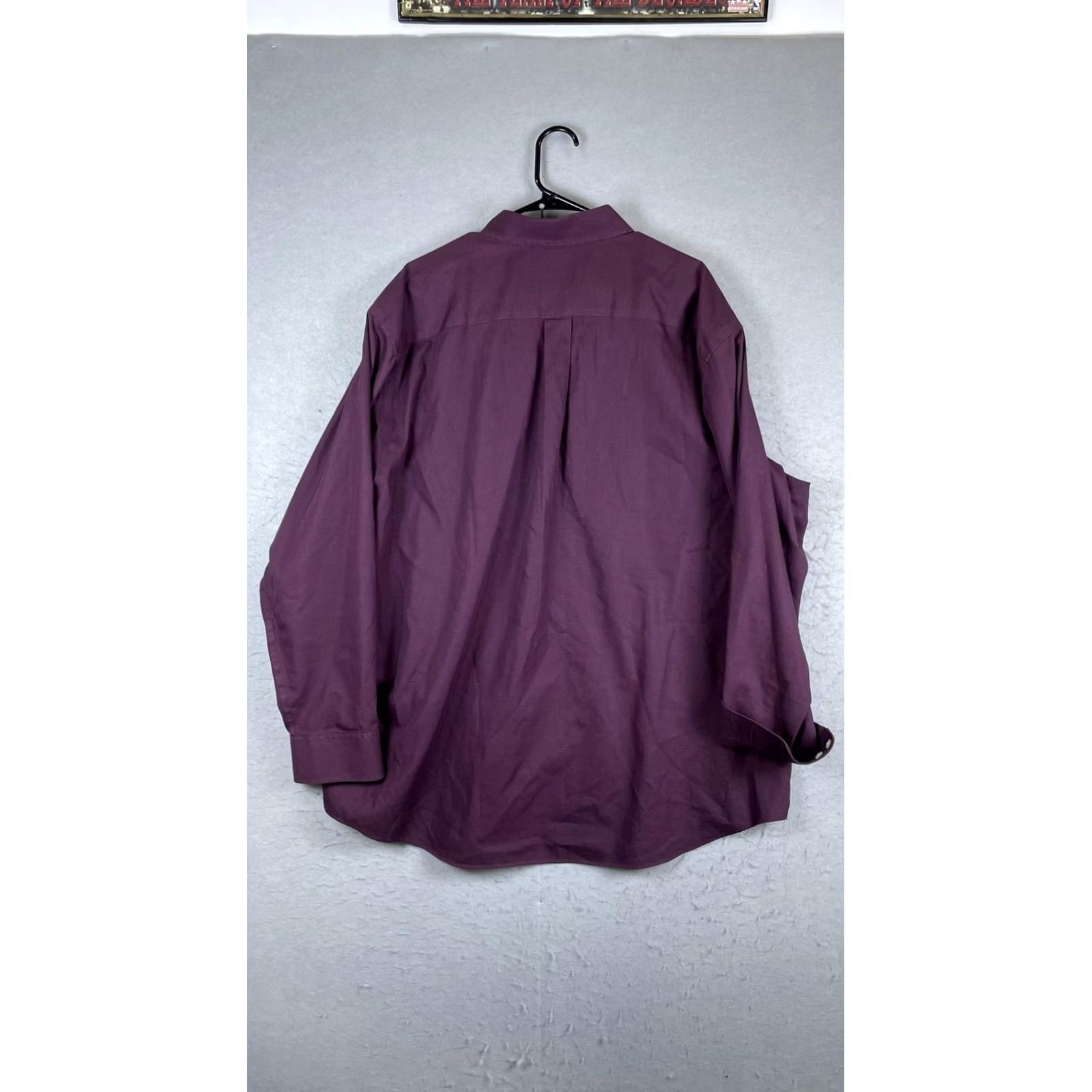 Roundtree & Yorke Roundtree & Yorke Gold Label Shirt Mens 2XL Purple Check Non Iron Classic Fit Dress Shirt Size US XXL / EU 58 / 5 - 5 Thumbnail