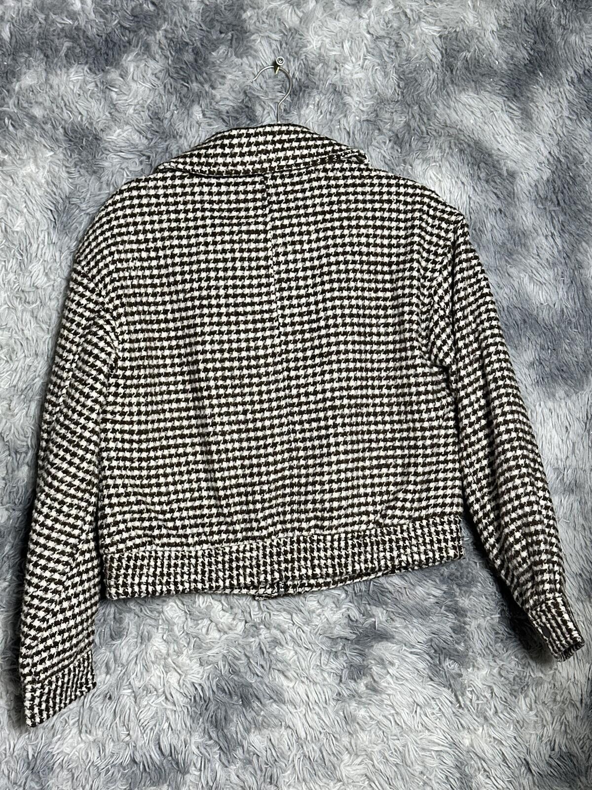 Other A new day White Houndstooth Cropped Jacket Size XS / US 0-2 / IT 36-38 - 2 Thumbnail