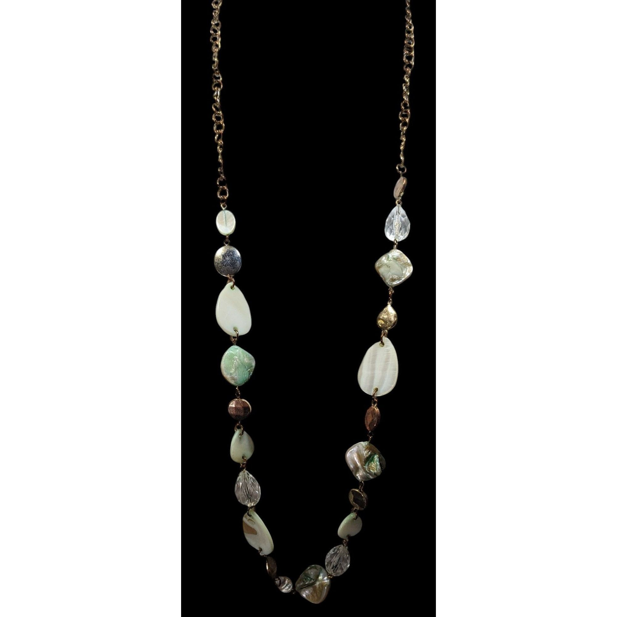 Other Mermaidcore Shell Glass And Metal Beaded Necklace Size ONE SIZE - 2 Thumbnail