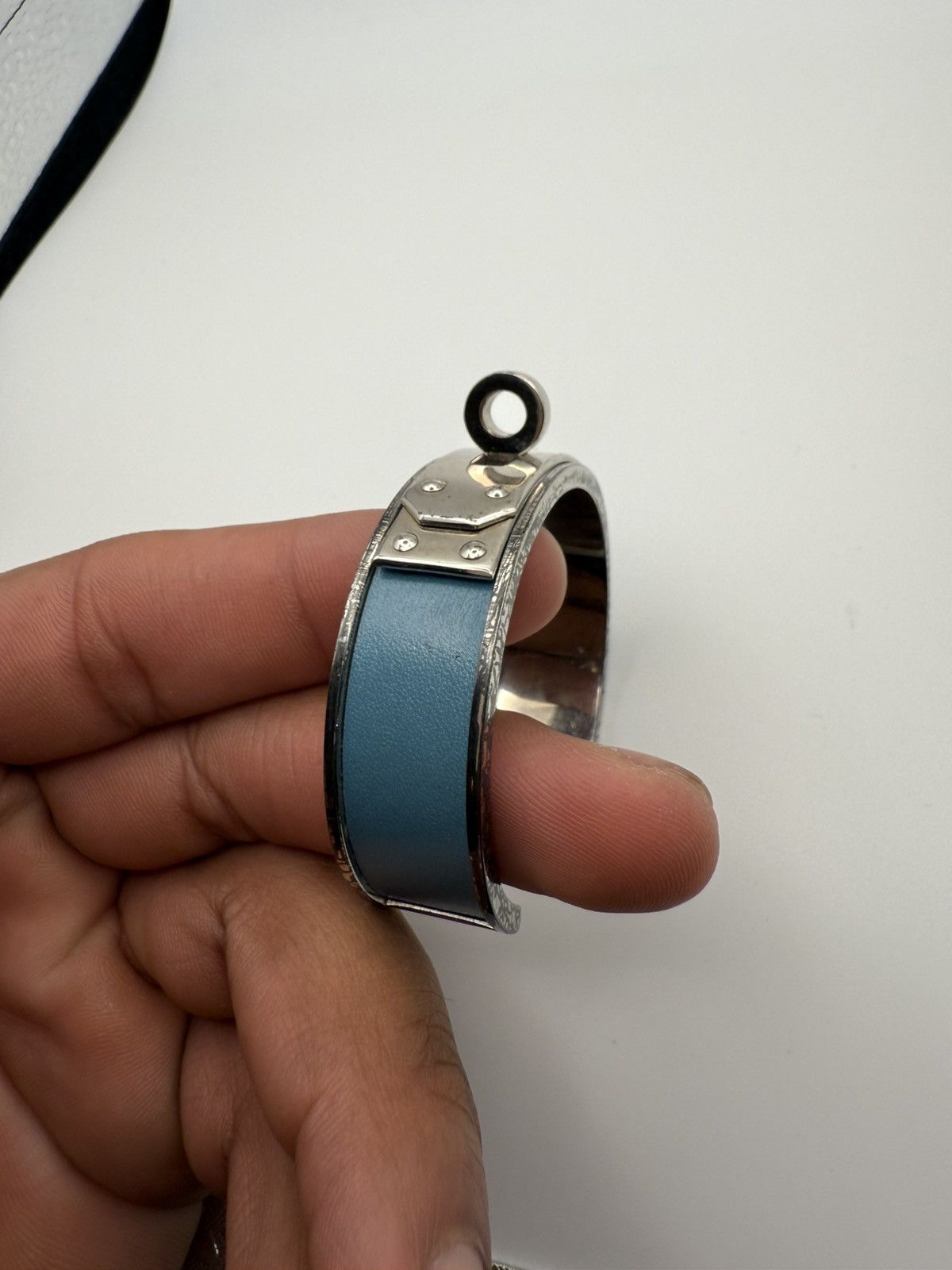 Hermes Hermes Light Blue Kelly Bangle Size ONE SIZE - 4 Thumbnail