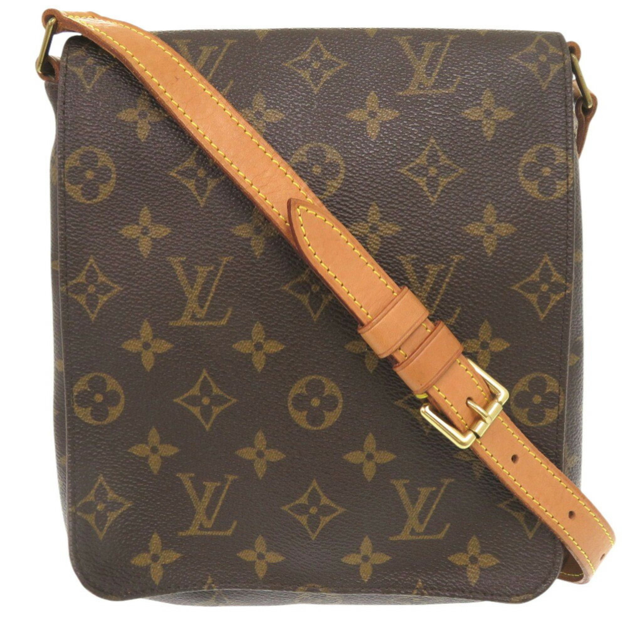 Louis Vuitton Musette Salsa Short Strap Monogram M51258 Brown