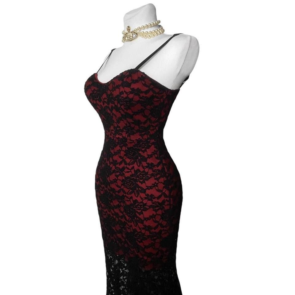 Vintage Beautiful maxi lace vampire dress Size S / US 4 / IT 40 - 3 Thumbnail