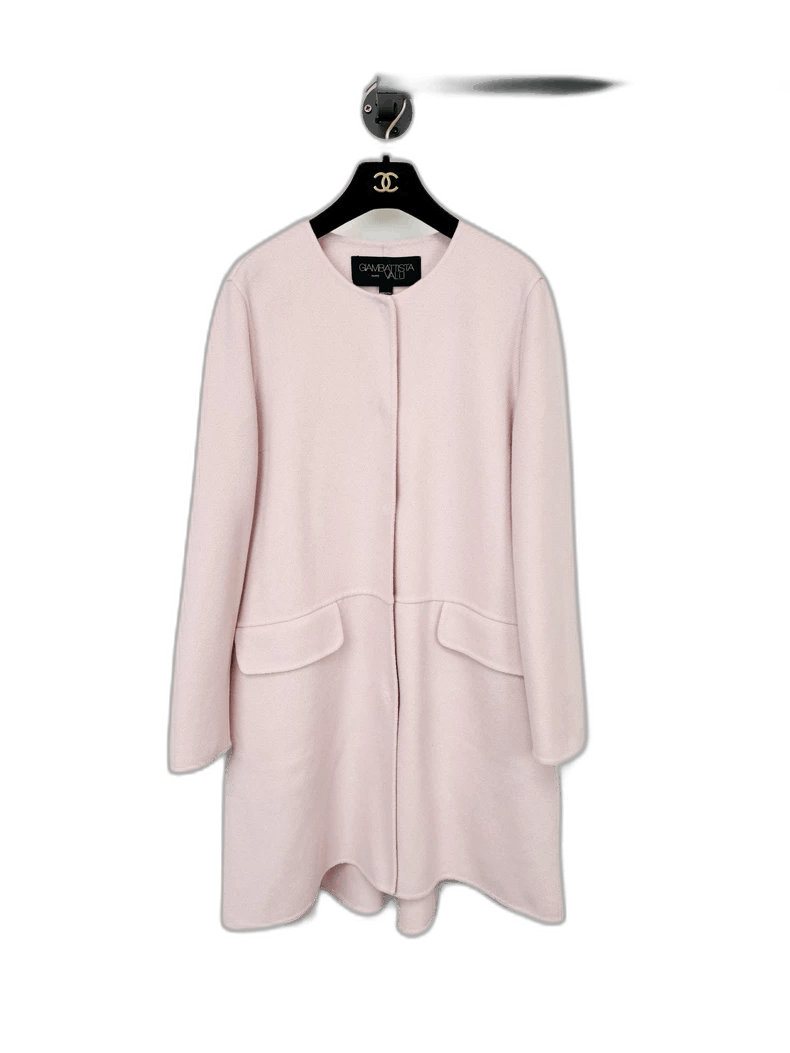 Giambattista Valli Cashmere Coat in Pink