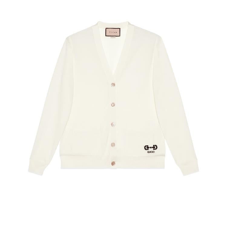 Gucci Gucci Horsebit Logo Extra Fine Wool Cardigan SIZE S Size ONE SIZE - 1 Thumbnail