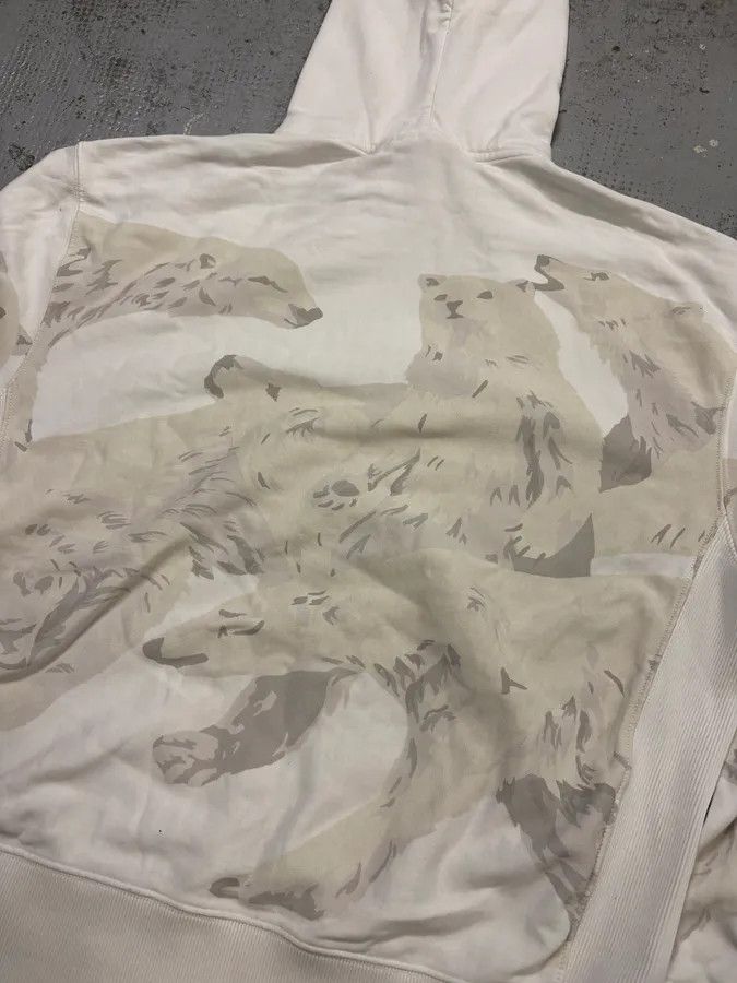 Kenzo FW2013 Kenzo Cream Cotton Polar Bear Hoodie Size US M / EU 48-50 / 2 - 7 Thumbnail