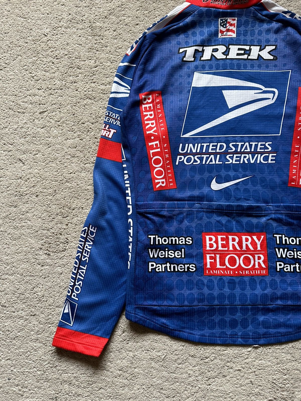 Nike Nike USPS, US Postal Cycling Team Thermal Half Zipper Jersey Size US M / EU 48-50 / 2 - 7 Thumbnail
