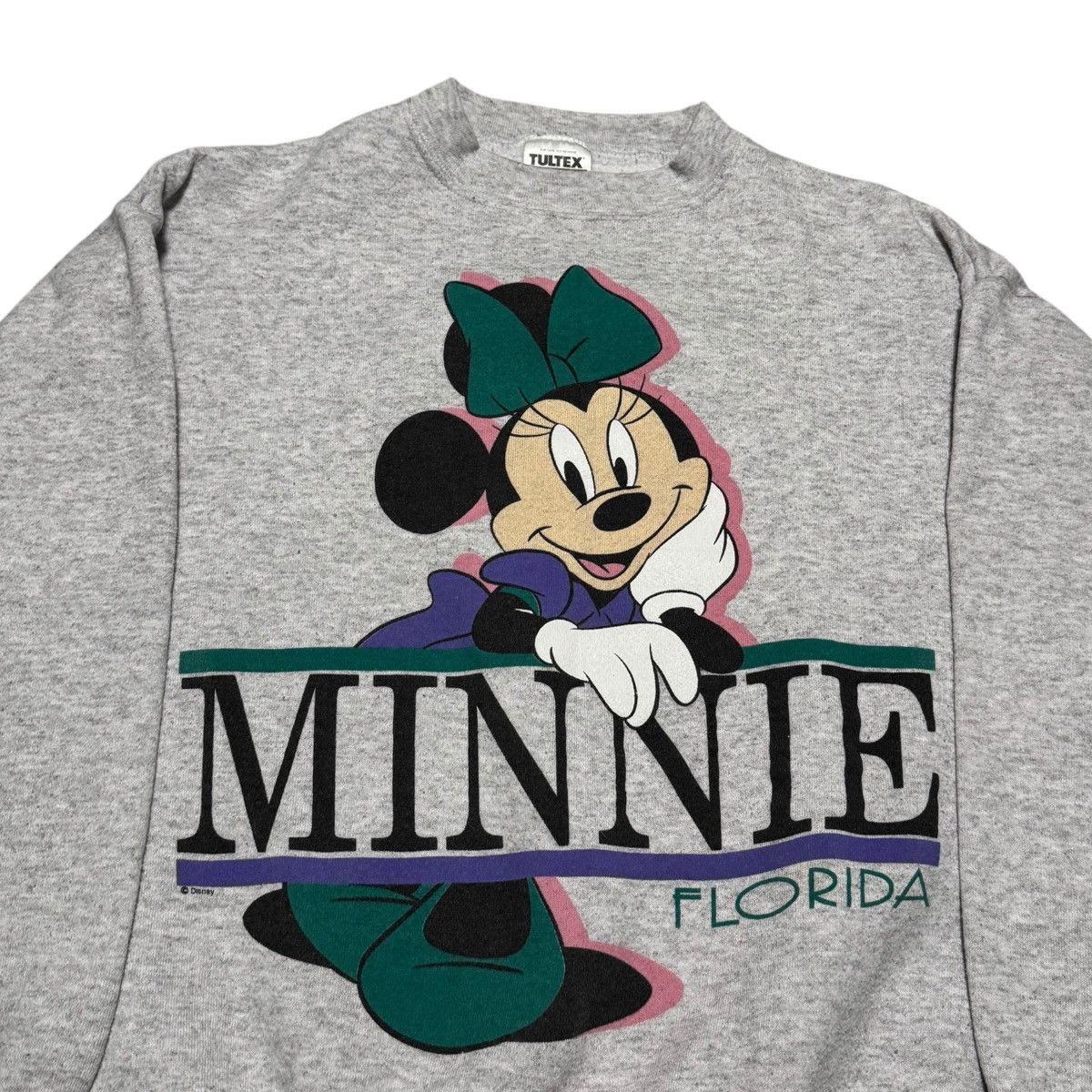 Tultex Vintage Minnie Mouse Florida Double Sided Sweatshirt Women L Size L / US 10 / IT 46 - 2 Thumbnail