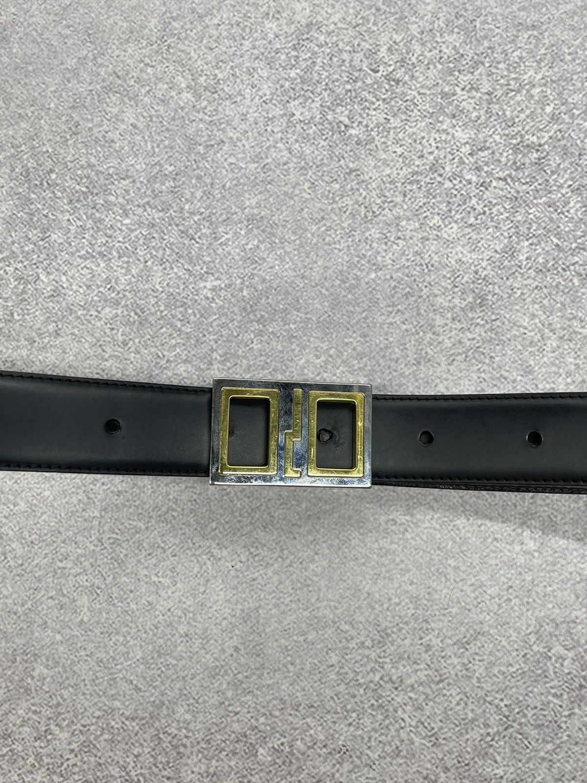 Alfred Dunhill × Vintage Alfred Dunhill Leather Black Belt Luxury Size ONE SIZE - 4 Thumbnail