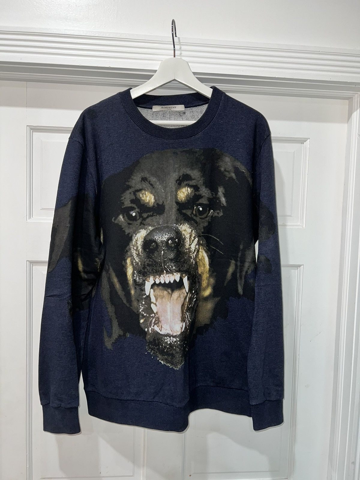 Givenchy GIVENCHY Dog Rottweiler crewneck Sweater Size US M / EU 48-50 / 2 - 1 Thumbnail