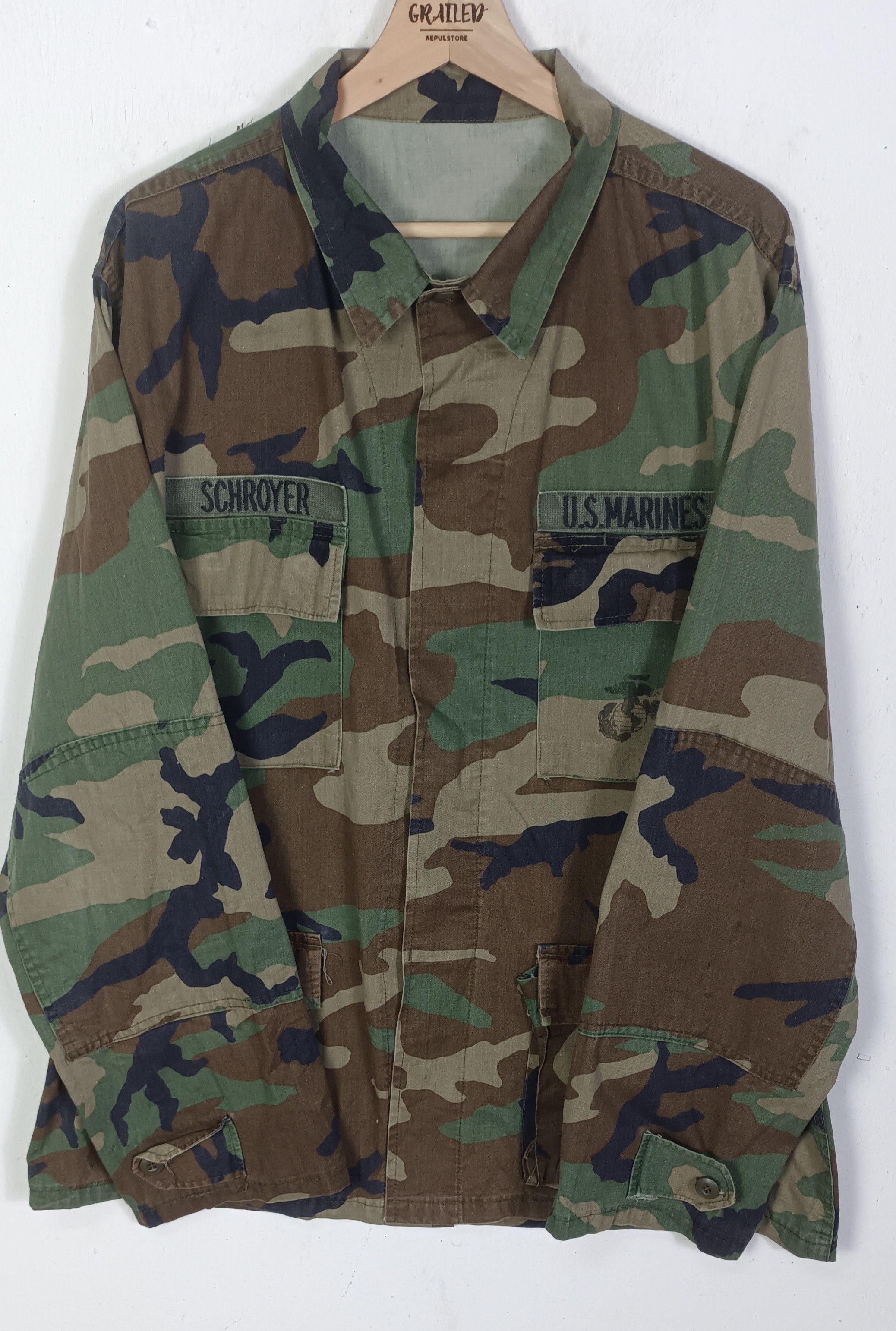 US Marines Military Woodland Camouflage