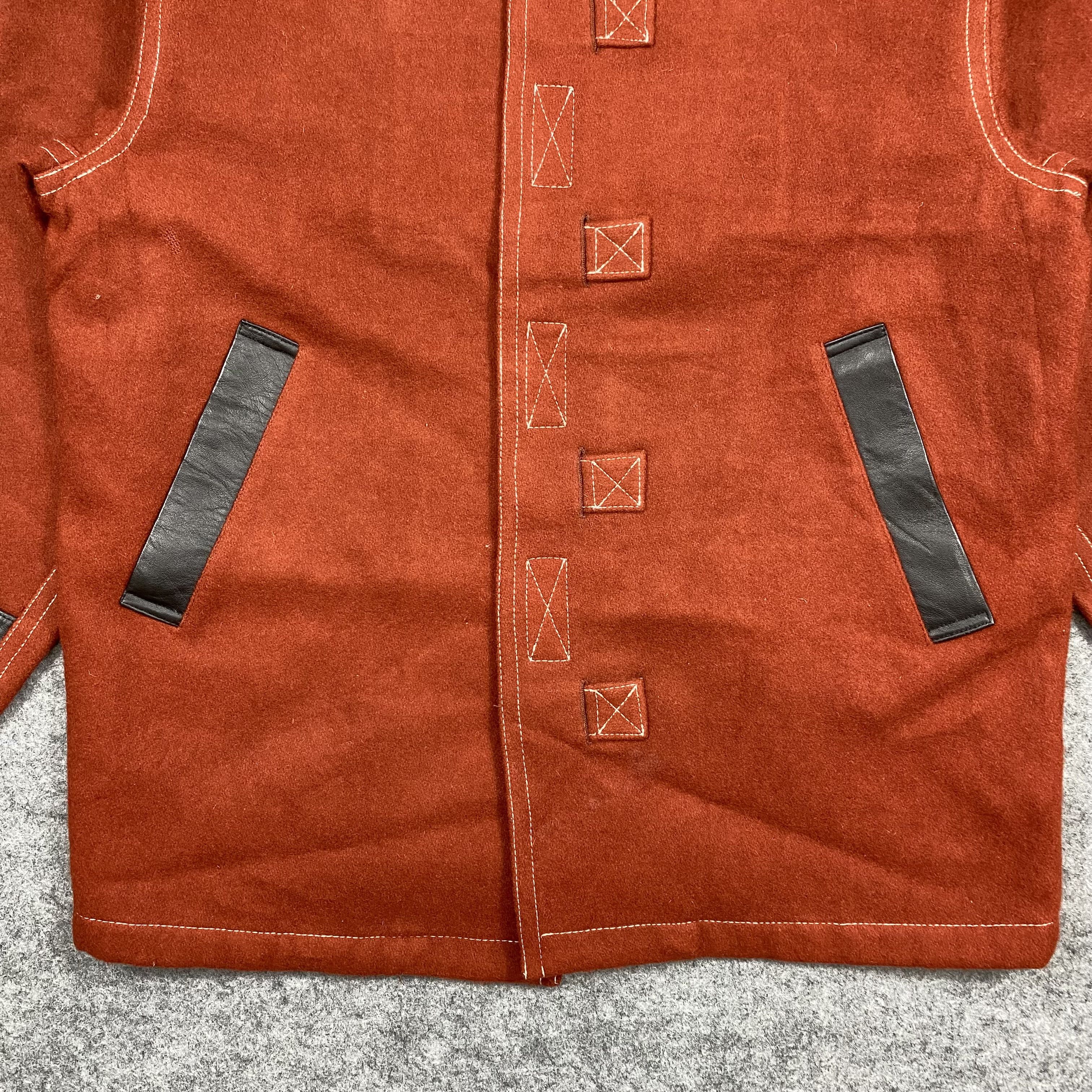 Kapital VINTAGE LEATHER WOOL KAPITAL STYLE CHORE JACKET-J539 Size US L / EU 52-54 / 3 - 6 Thumbnail