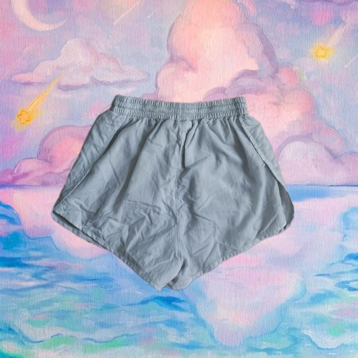 Adidas Adidas Classic 3-Stripe Dolphin Shorts in Blue Size 25" / US 0 / IT 36 - 6 Thumbnail