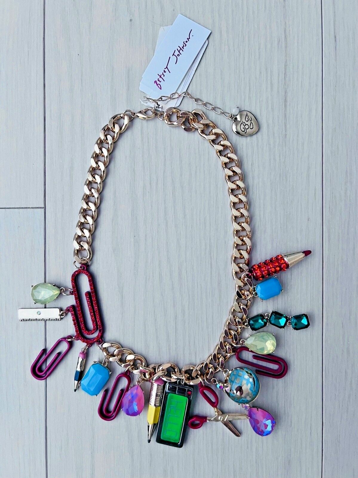 Betsey Johnson Betsey Johnson Back To School Supplies Chain Necklace Size ONE SIZE - 2 Thumbnail