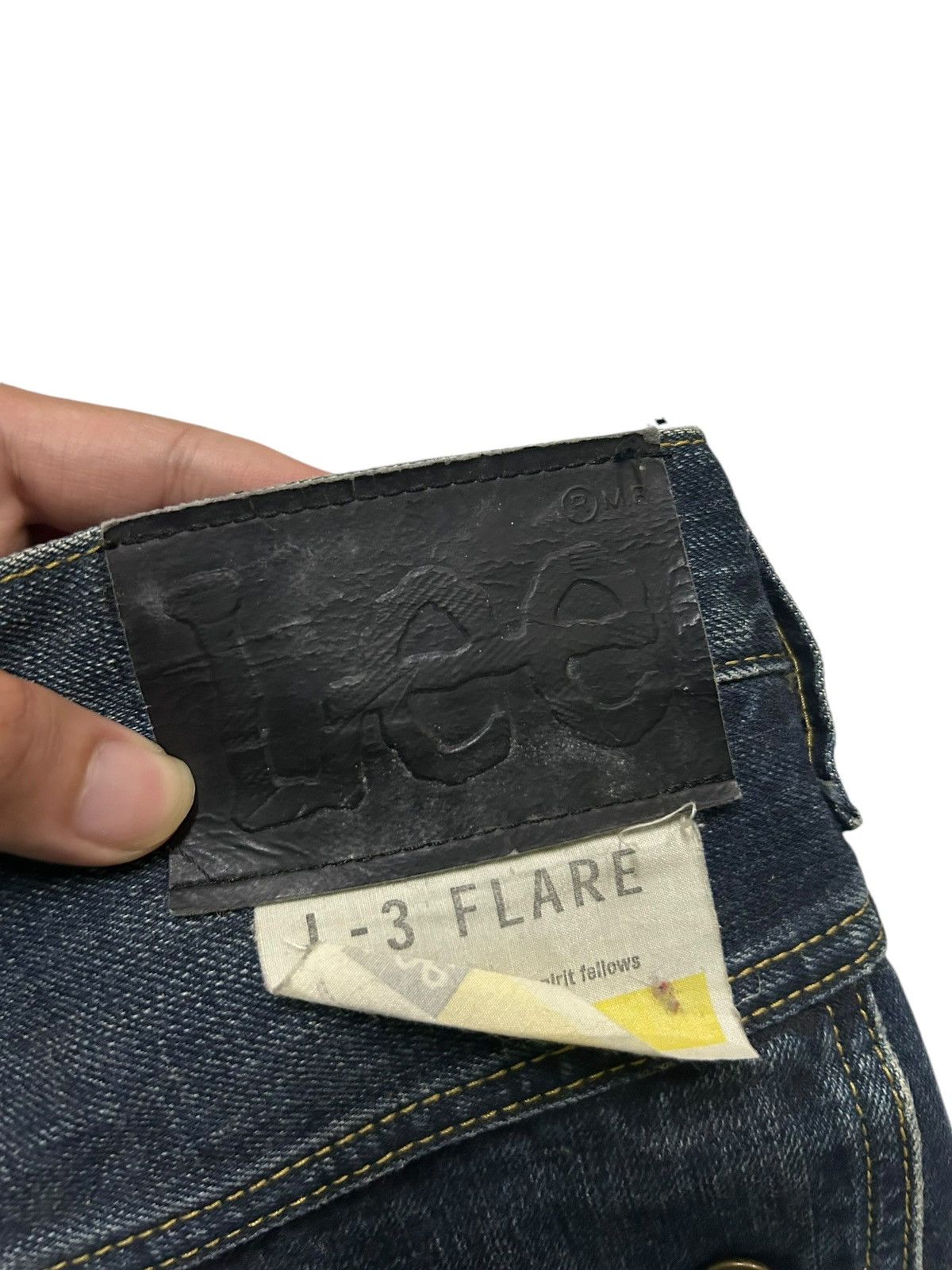Japanese Brand × Kapital × Vintage Flare Vintage Lee Riders Distressed Jpn Rare Design 🎌🎌☠️🎌☠️ Size US 32 / EU 48 - 12 Thumbnail