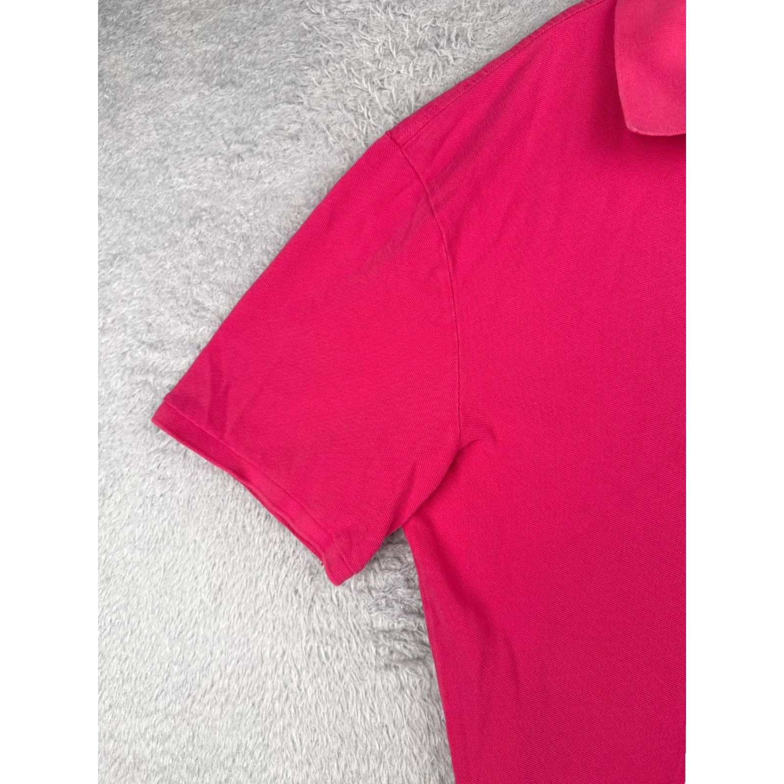 Tommy Hilfiger Tommy Hilfiger Polo Shirt Men 2XL Pink Classic Fit 100% Cotton Jersey Size US XXL / EU 58 / 5 - 3 Thumbnail